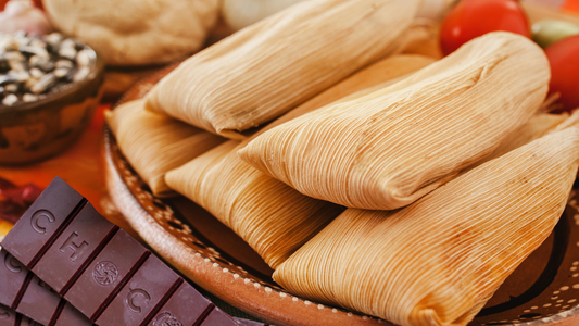 Sweet Corn & Dark Chocolate Tamales (Nut-Free, Vegan & Gluten-Free)