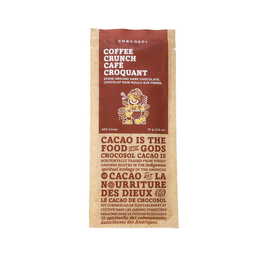 Coffee Crunch | 65% Dark Chocolate – ChocoSol Traders Coffee Crunch | 65% Dark Chocolate – ChocoSol Traders