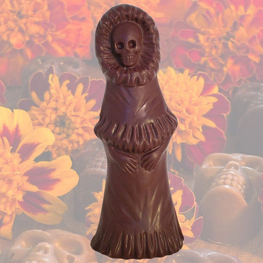 Catrina Figurine 52% Cacao | Día de los Muertos