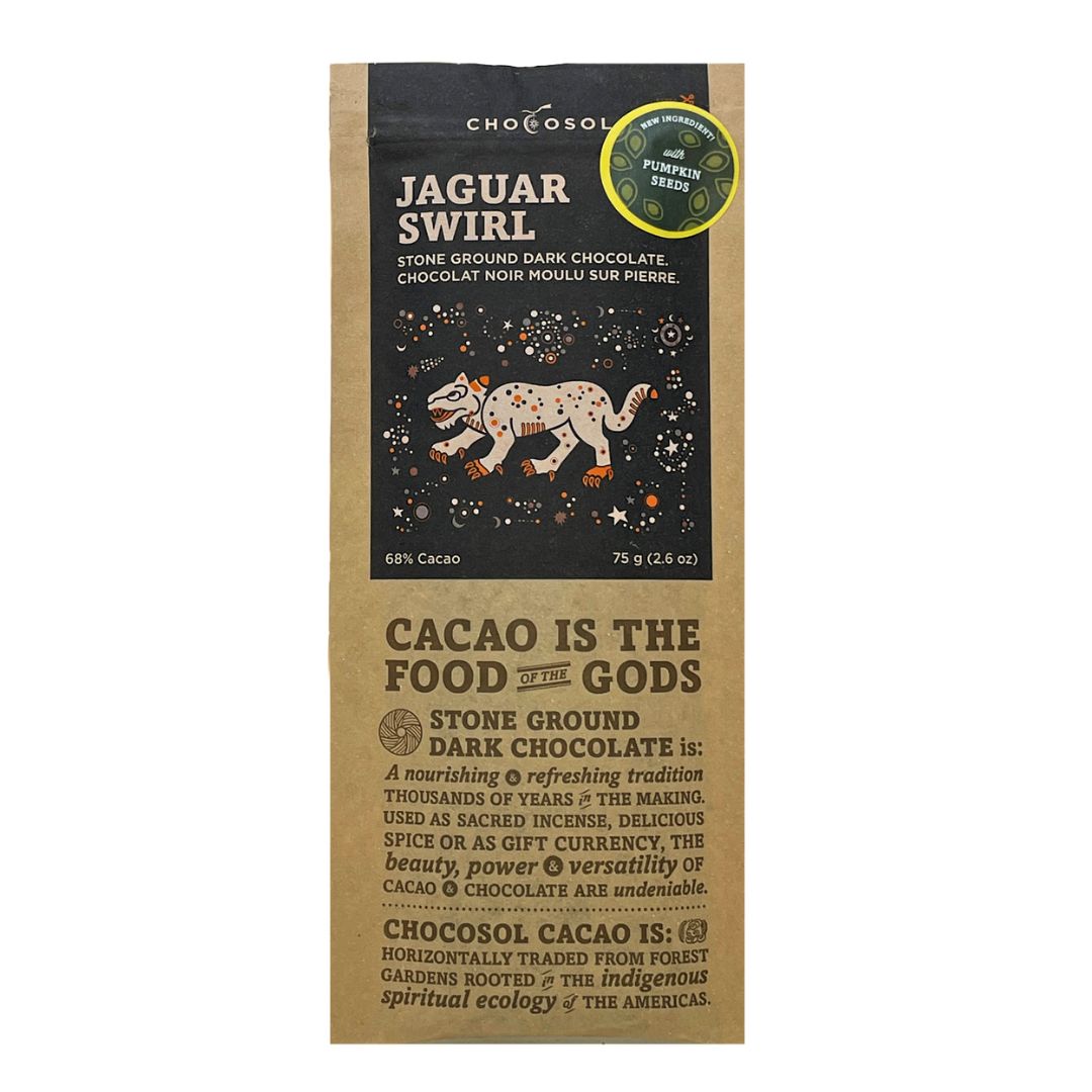 Jaguar Swirl + graines de citrouille