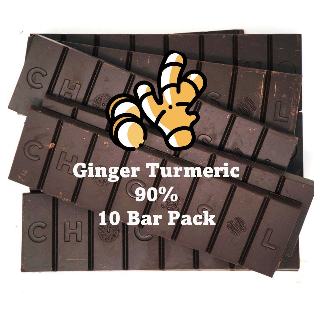 Ginger & Turmeric 90% | 10 Bar Pack